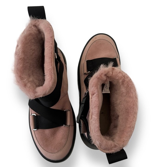 UGG Classic Boom Buckle Suede Leather Boot Size 5 New - Picture 6 of 10